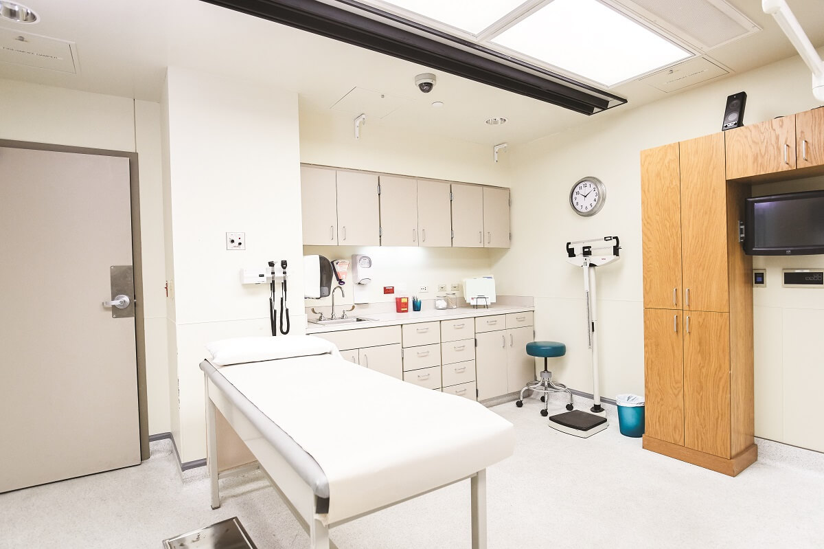 medical office at risk of pathogens
