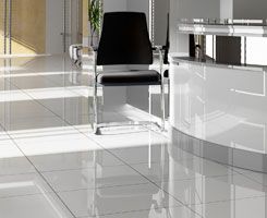 Chair on Large Tile Floors